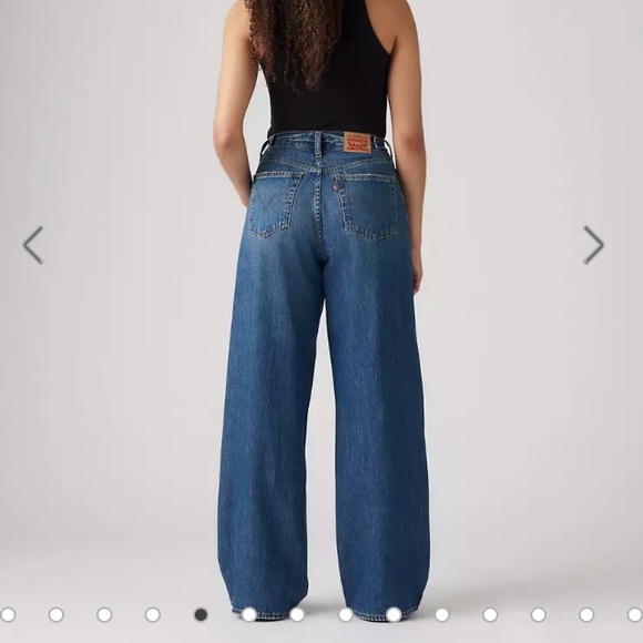 CINCH BAGGY WOMEN'S JEANS Classic Blue Wide-Leg Jeans - Picture 3 of 6